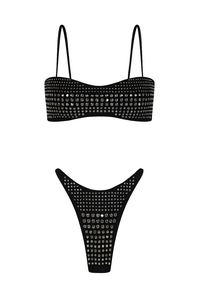 ZIZI EMBELLISHED BIKINI SET