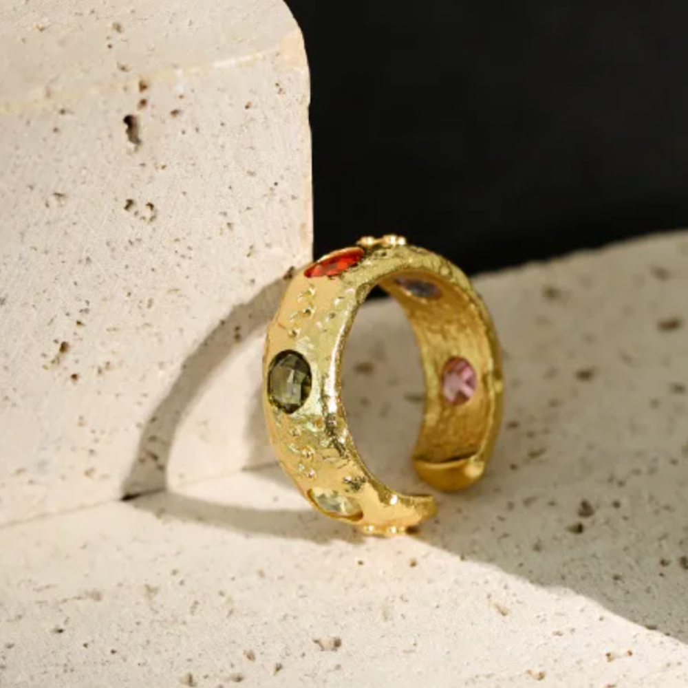 RAE STERLING SILVER CRYSTAL RING