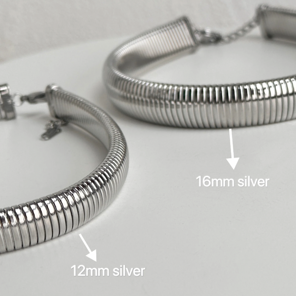CONNOR 18K GOLD PLATED TITANIUM STEEL CHOKER