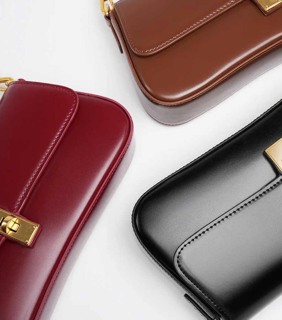 JACQUELINE LUXE LEATHER SHOULDER BAG