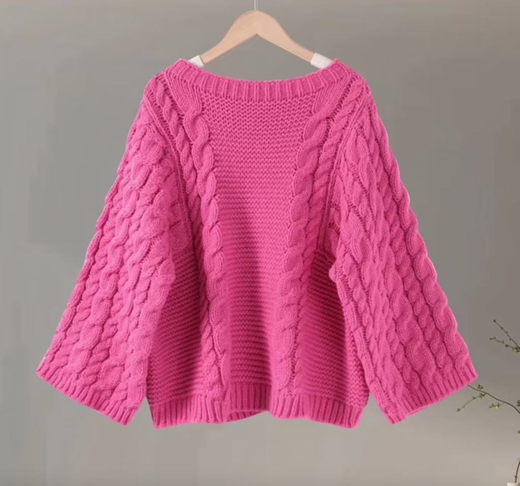 TINA OVERSIZED FALL CHUNKY SWEATER