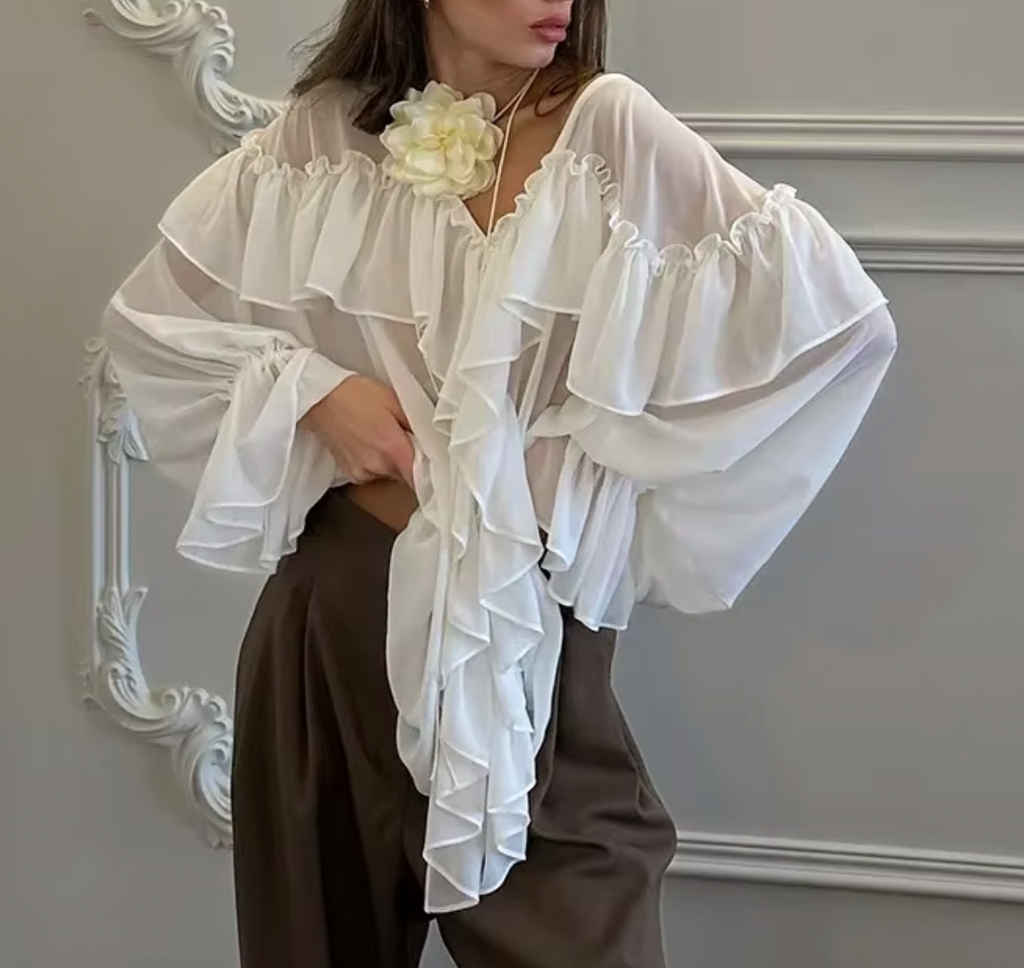 CLO RUFFLE TOP