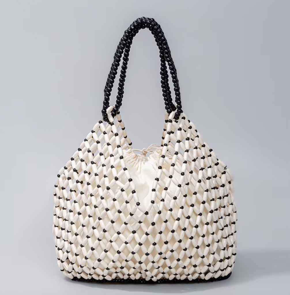 MIRANDA HANDWOVEN BAMBOO BUCKET BAG