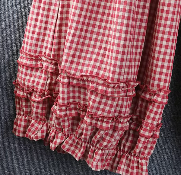 LOLA GINGHAM BLOOMER PANTS