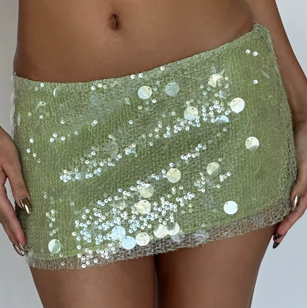 LUCIEN SEQUIN MINI SKIRT
