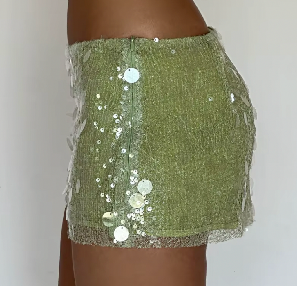 LUCIEN SEQUIN MINI SKIRT