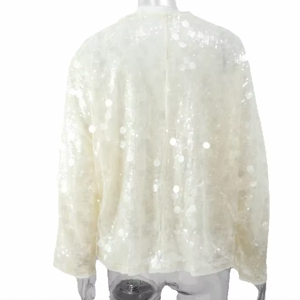 LYRA SEQUIN CARDIGAN TOP