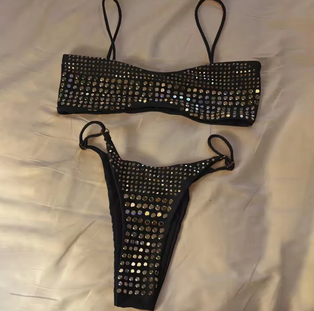 ZIZI EMBELLISHED BIKINI SET