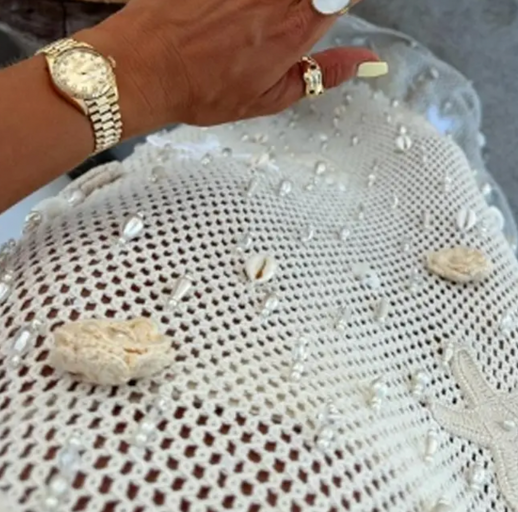 TIAM CROCHET SEASHELL BEACH DRESS