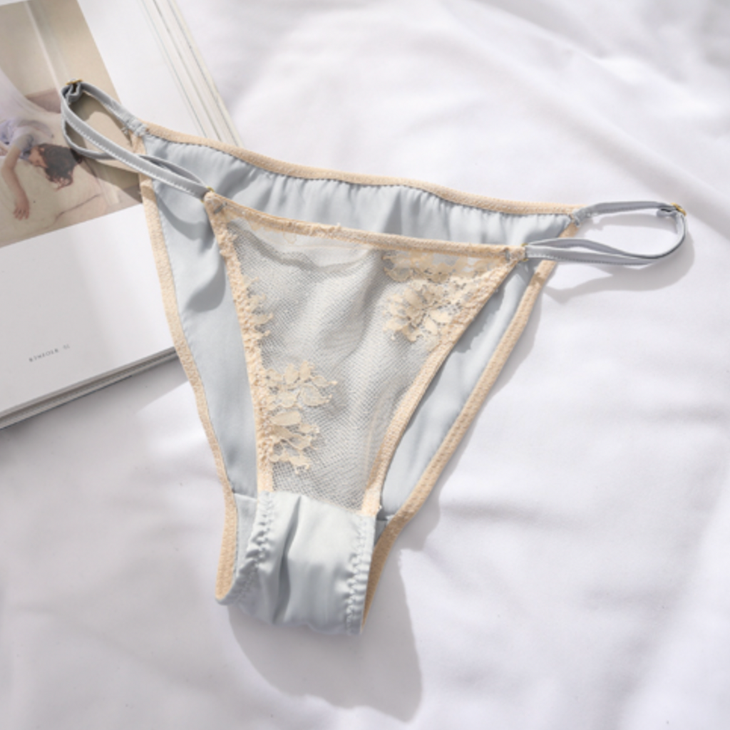 LILY DELICATE FLORAL LACE LINGERIE SLIP