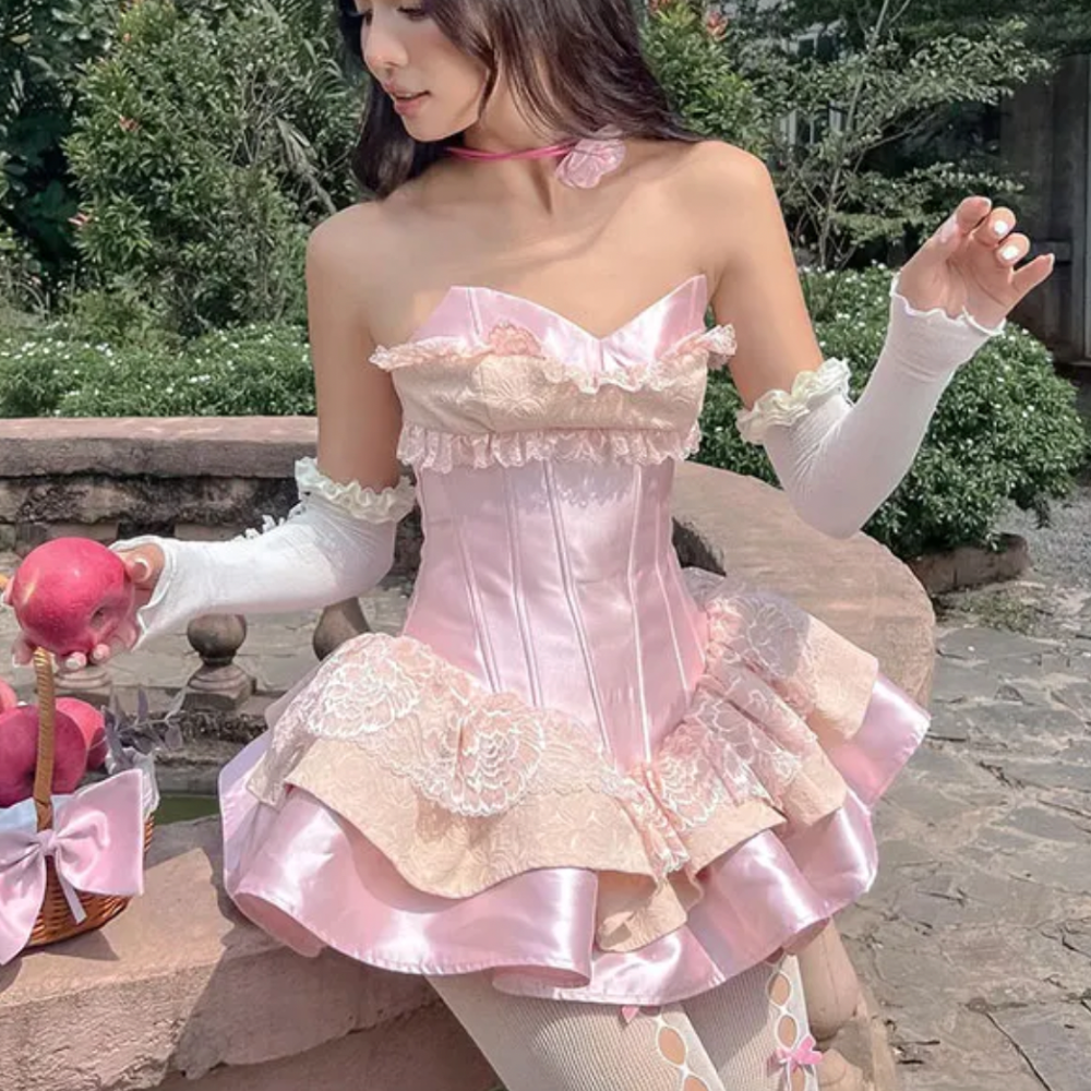 AURORA CORSET LOLITA FASHION MINI DRESS