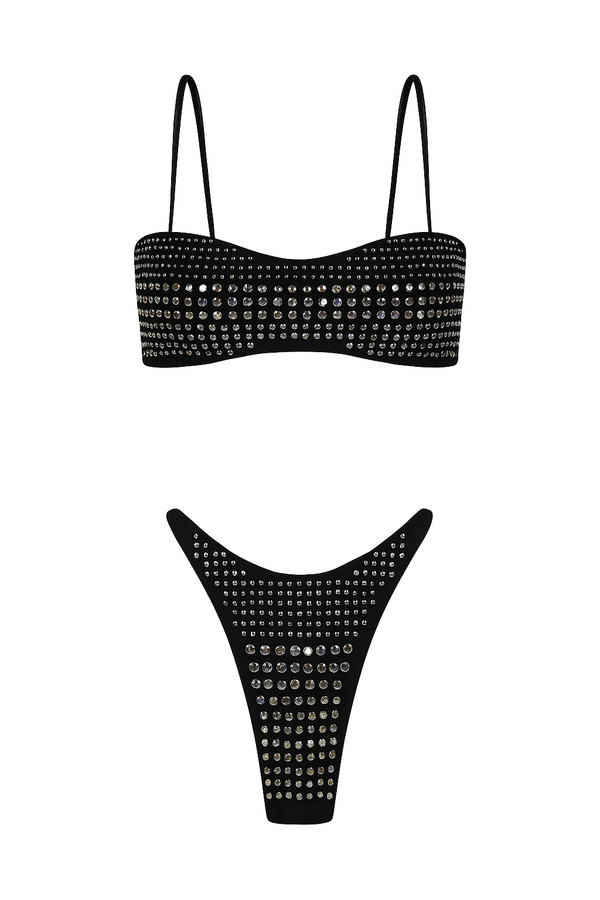 ZIZI EMBELLISHED BIKINI SET