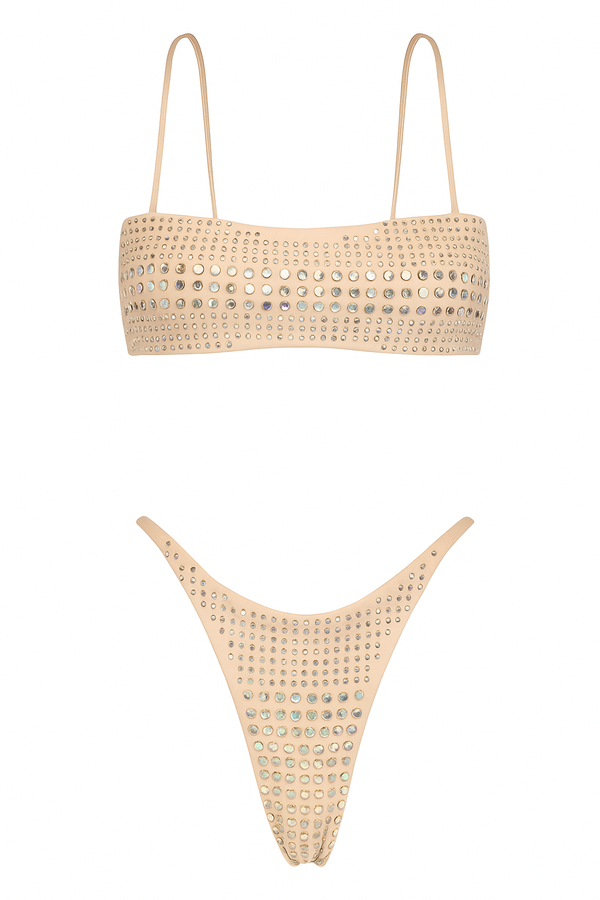 ZIZI EMBELLISHED BIKINI SET