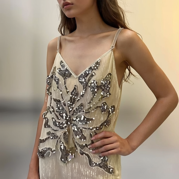 CARDI SEQUIN TANK TOP