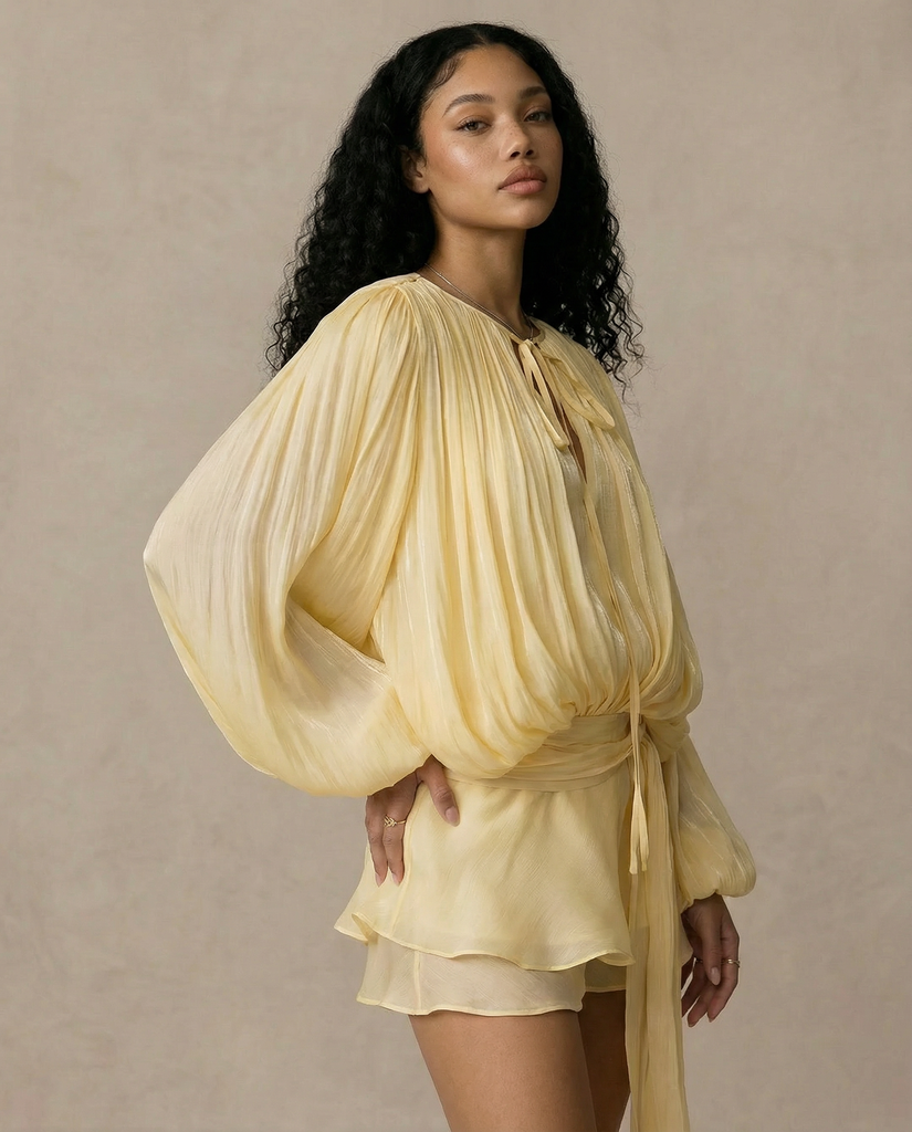JINNY BLOUSON MINI DRESS