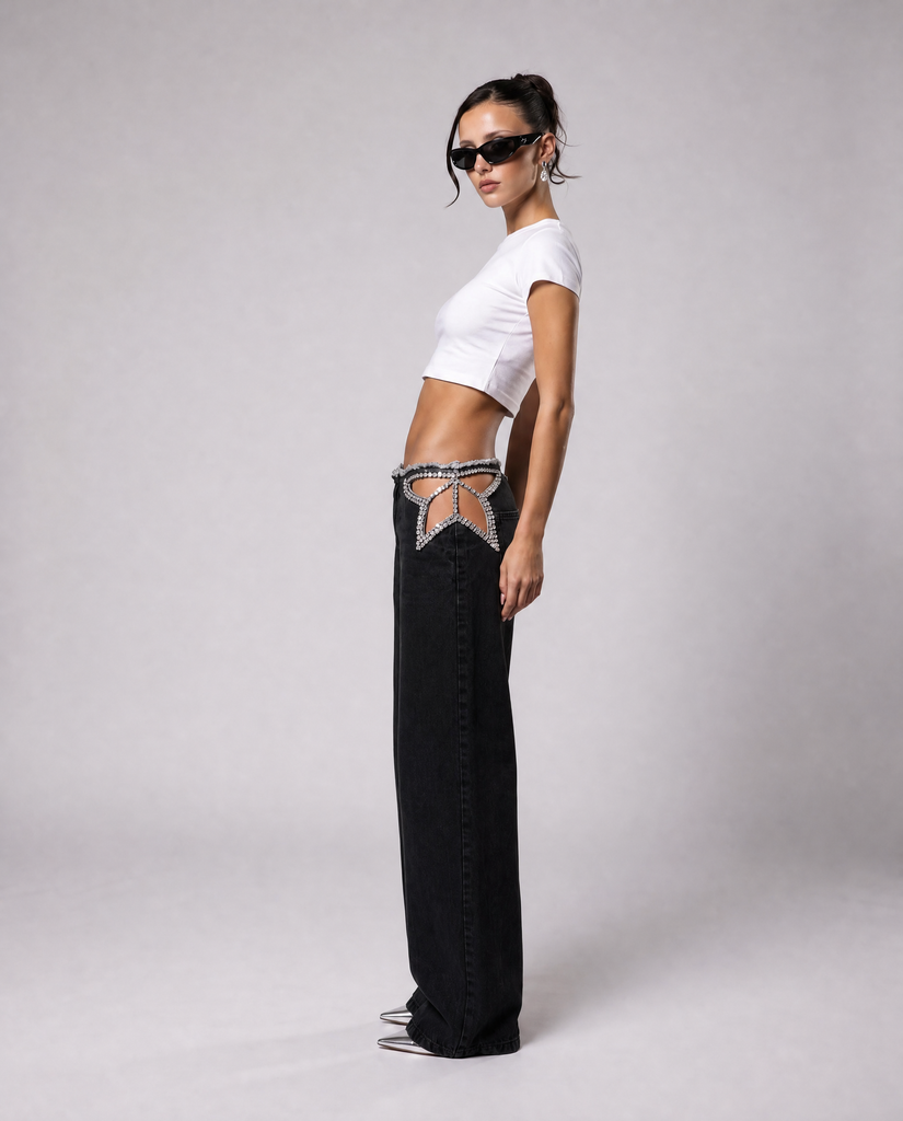 ELECTRA STAR STUDDED JEANS