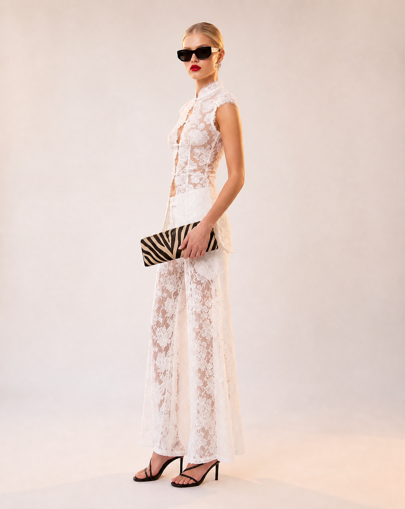 ÉLODIE LACE LONGLINE TOP