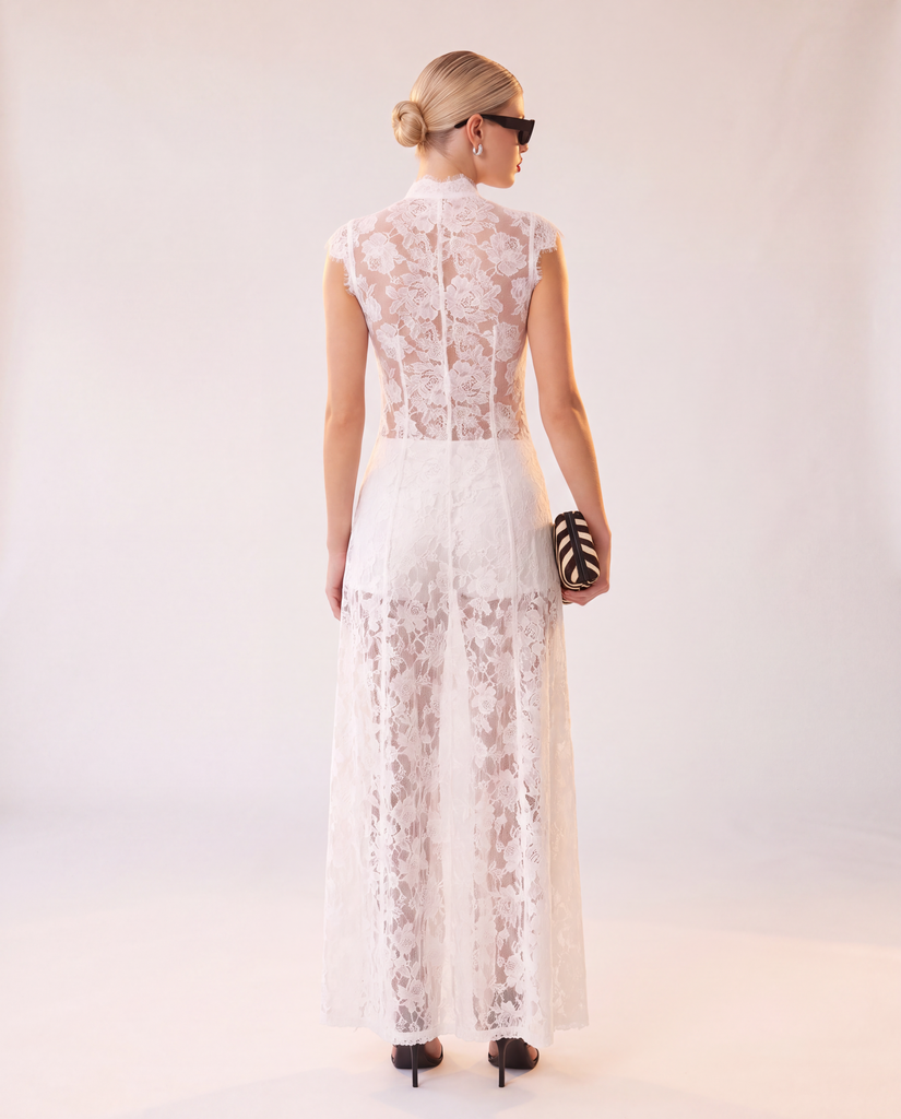 ÉLODIE LACE LONGLINE TOP