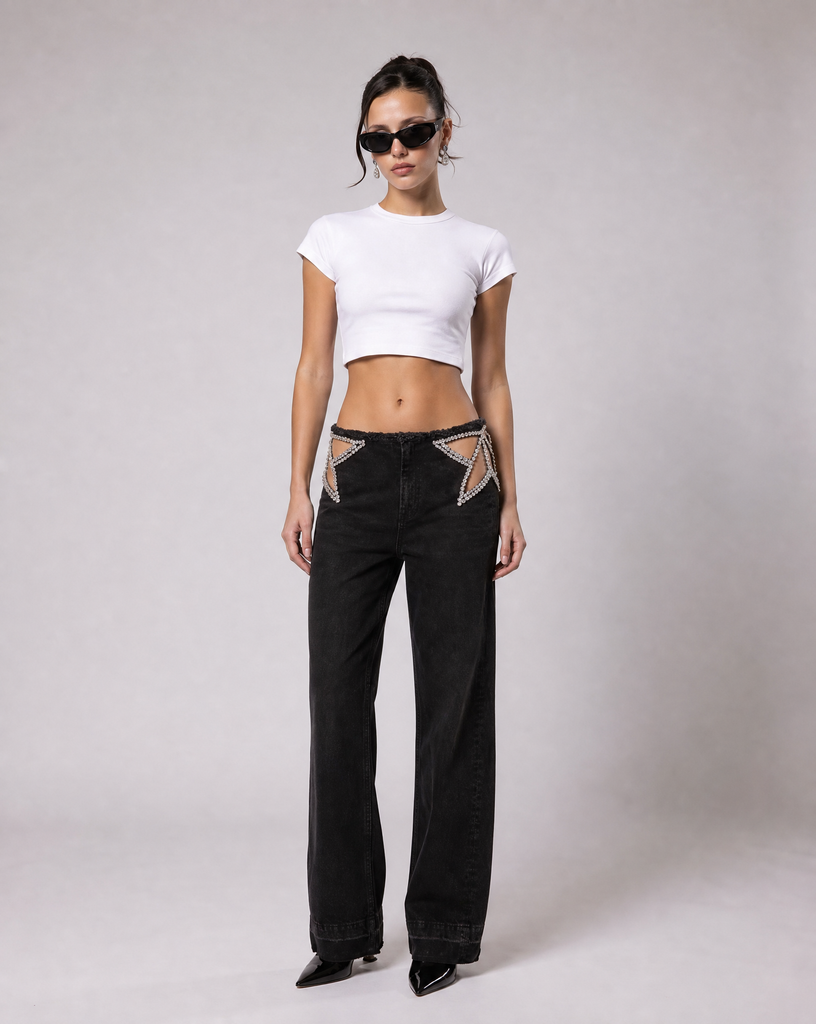 ELECTRA STAR STUDDED JEANS