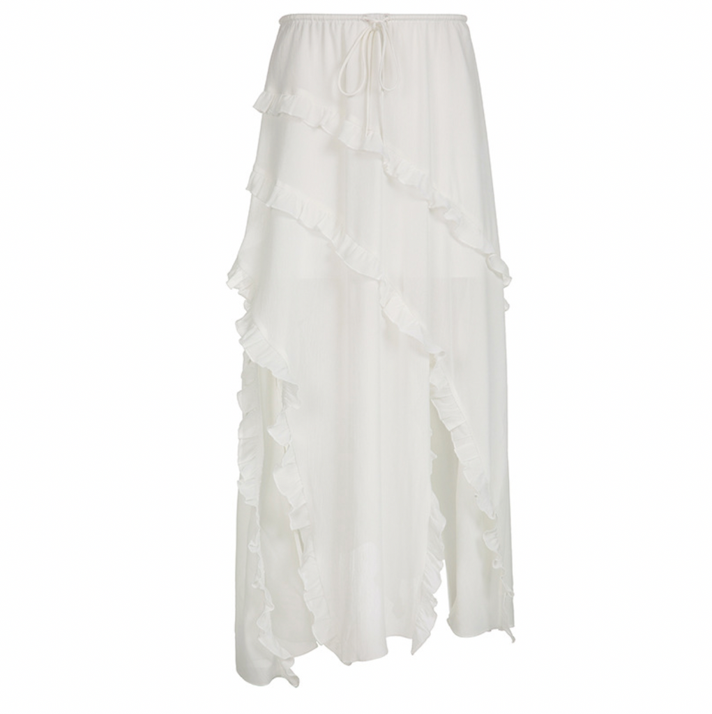 SUNNY RUFFLE MAXI SKIRT