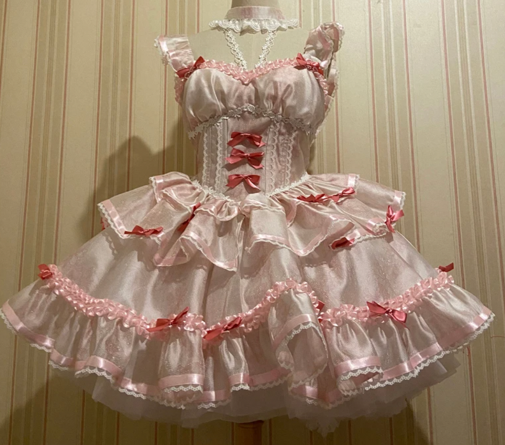 SUNNY LOLITA PRINCESS BOW MINI DRESS