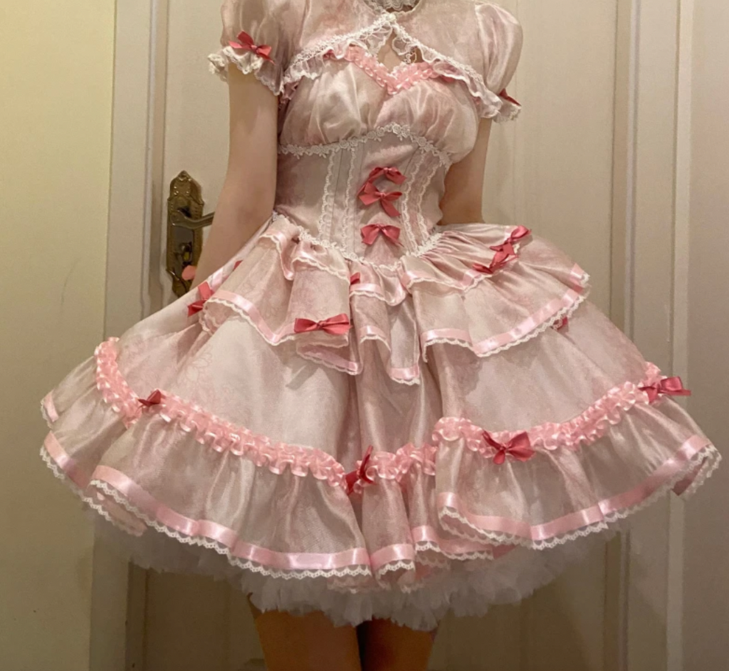 SUNNY LOLITA PRINCESS BOW MINI DRESS