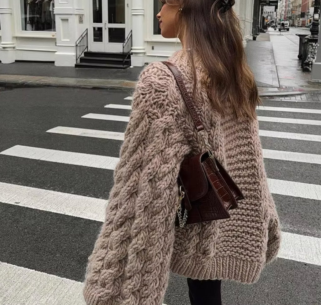 TINA OVERSIZED FALL CHUNKY SWEATER