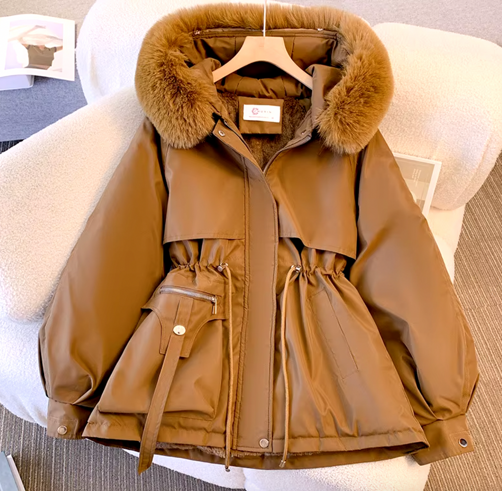 CHRISSY FLEECE LINED FAUX FUR PARKA