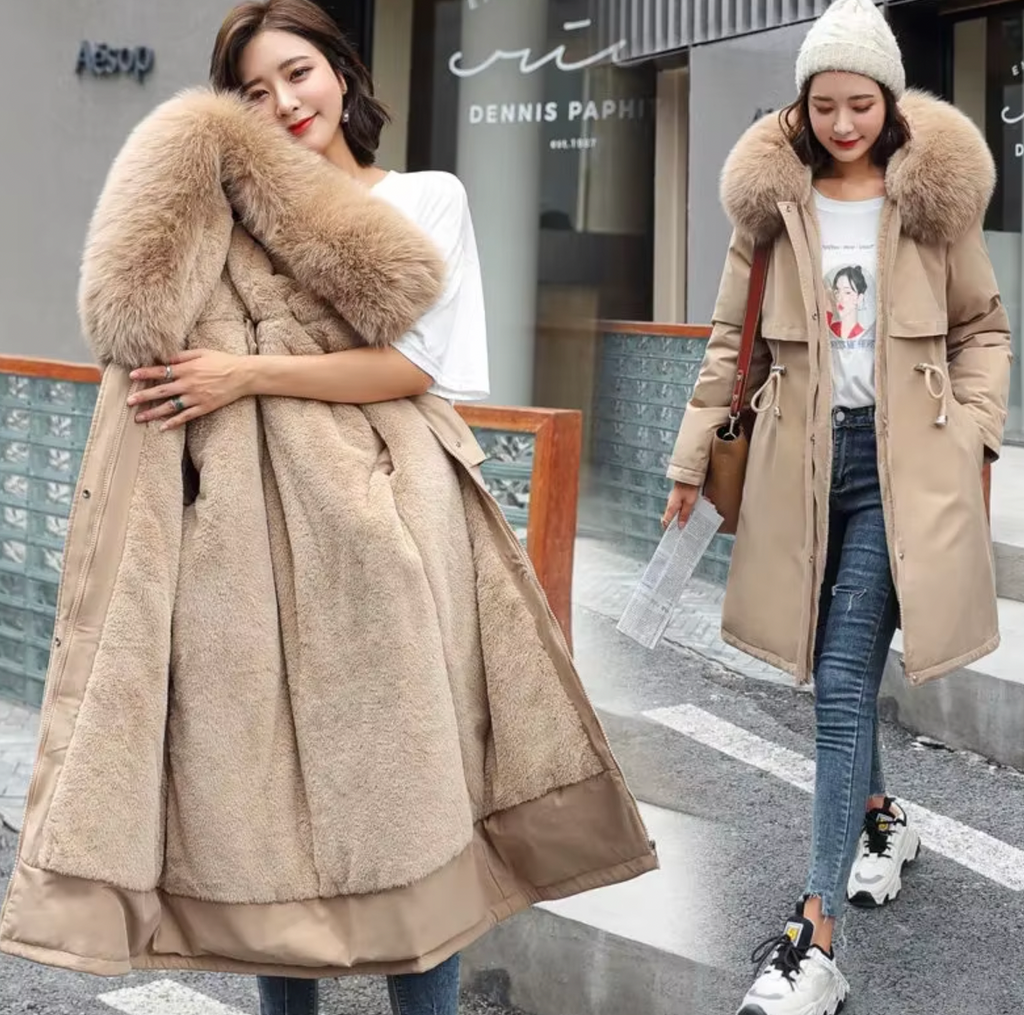 MAGGI FLEECE LINED FAUX FUR COAT