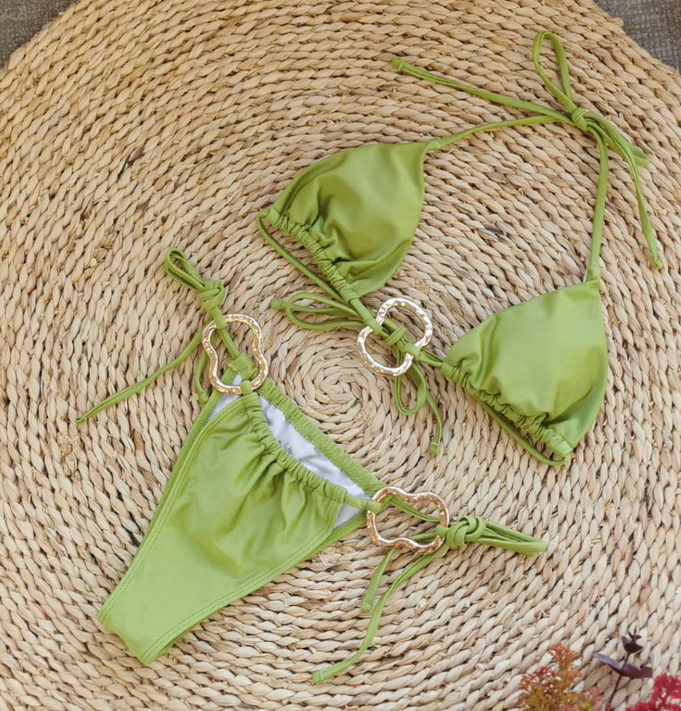 NILI BIKINI SET WITH GOLD DETAIL