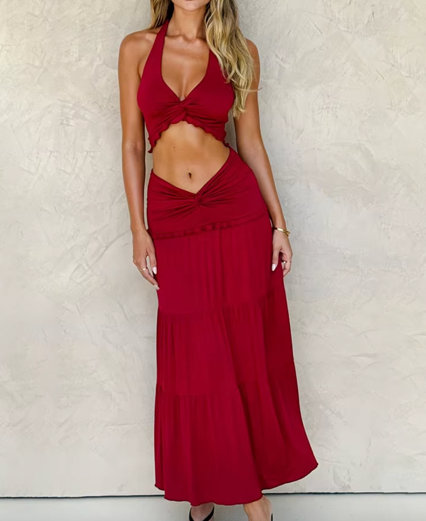 RACH TWO PIECE TOP & SKIRT SET