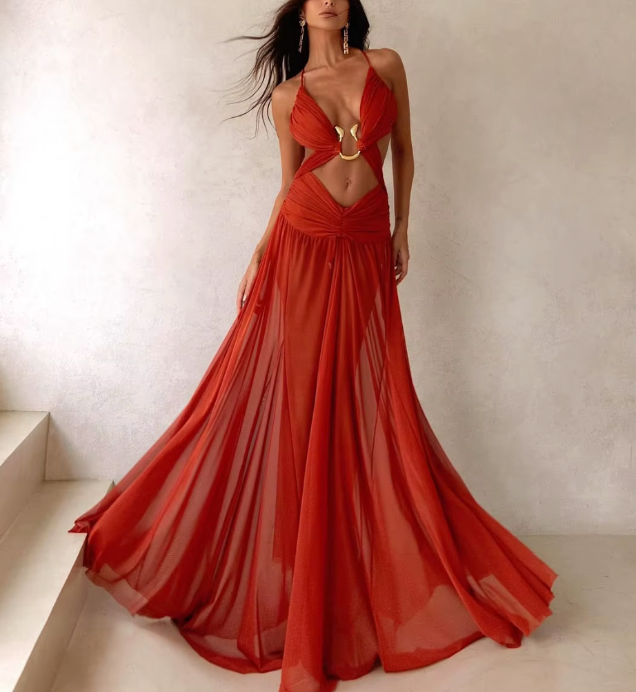CHARLOTTE CHIFFON GODDESS DRESS