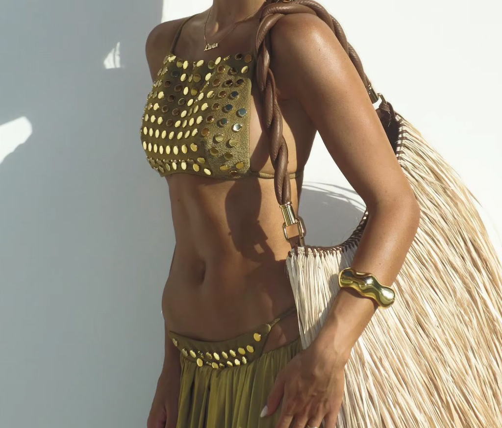 QUINN STUDDED BIKINI SET