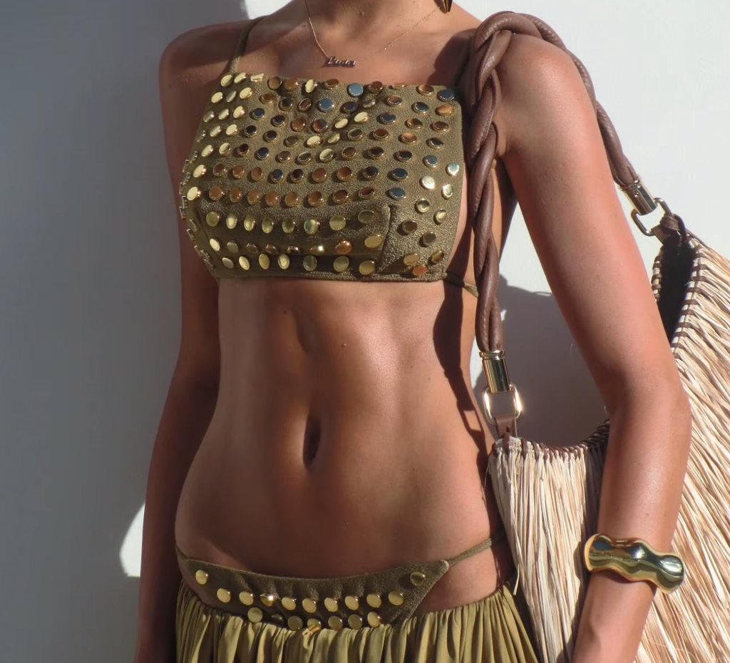 QUINN STUDDED BIKINI SET