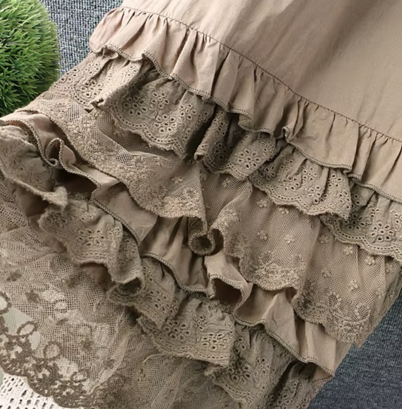 TINA VINTAGE BLOOMER RUFFLE PANTS