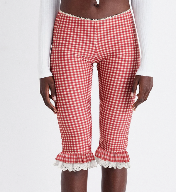 ISOLA GINGHAM LACE PANTS