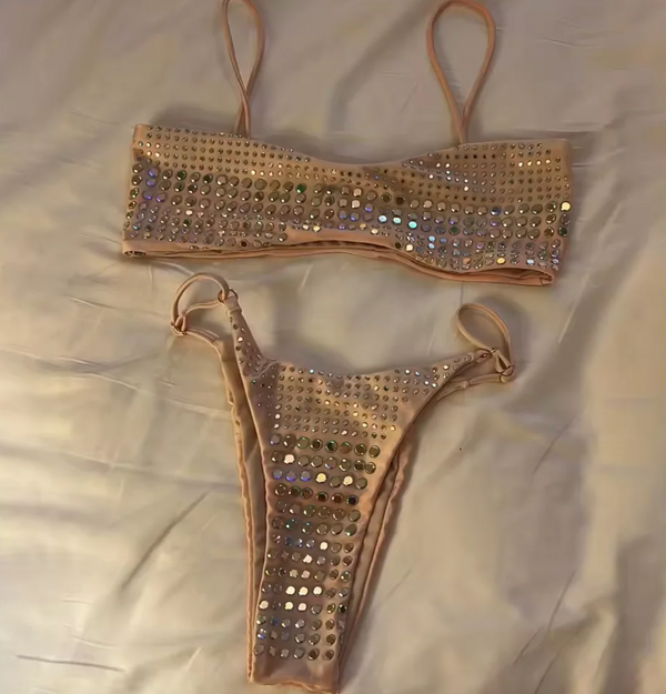 ZIZI EMBELLISHED BIKINI SET