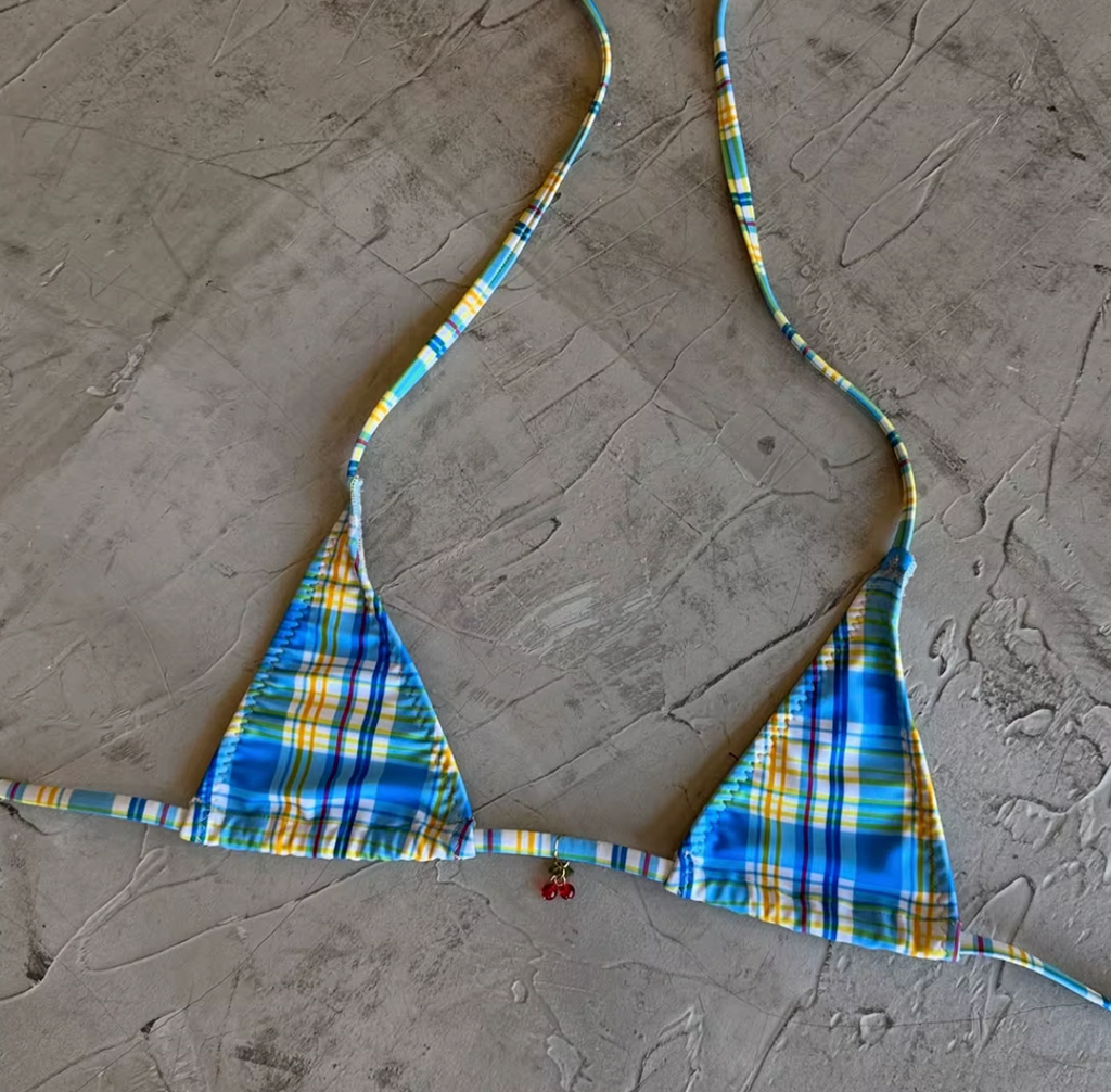 TAMI PLAID BIKINI SET