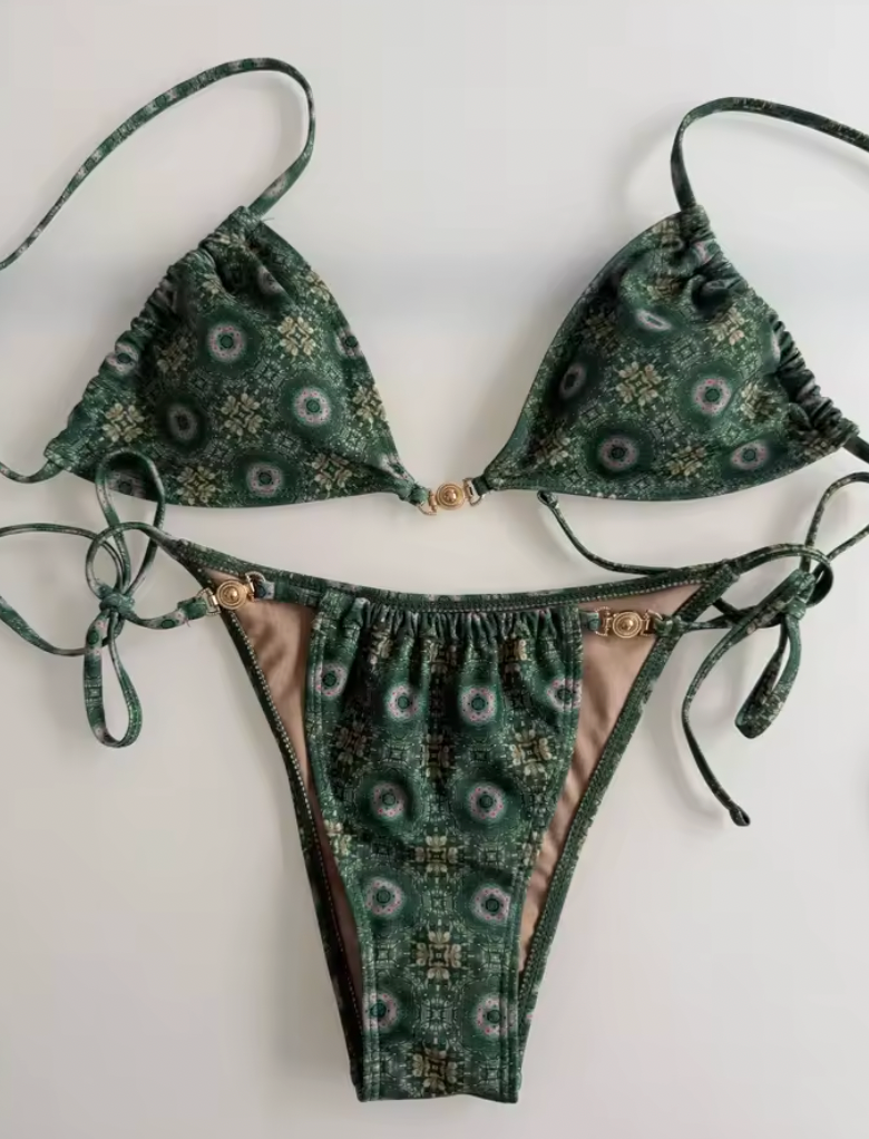 SUMI GEO PRINT BRAZILIAN BIKINI SET