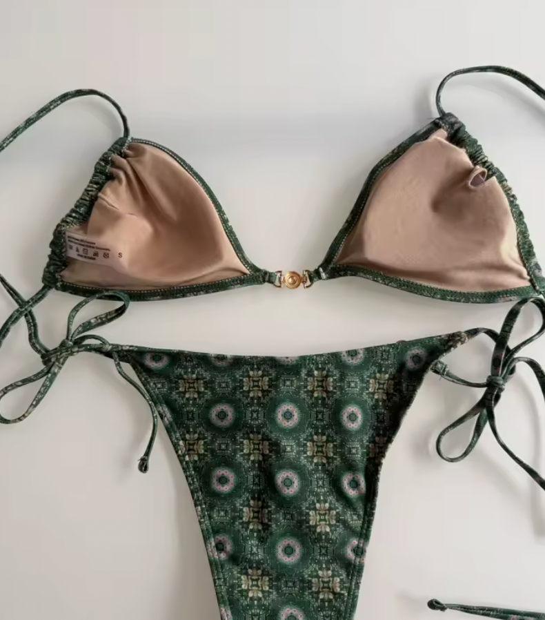 SUMI GEO PRINT BRAZILIAN BIKINI SET
