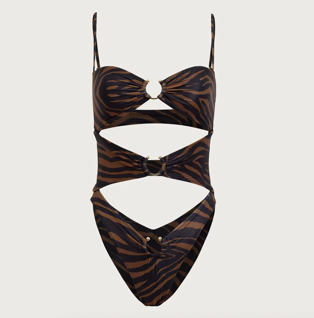 WES ANIMAL PRINT ONE PIECE MONOKINI