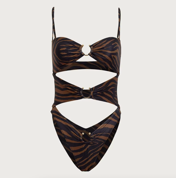 WES ANIMAL PRINT ONE PIECE MONOKINI