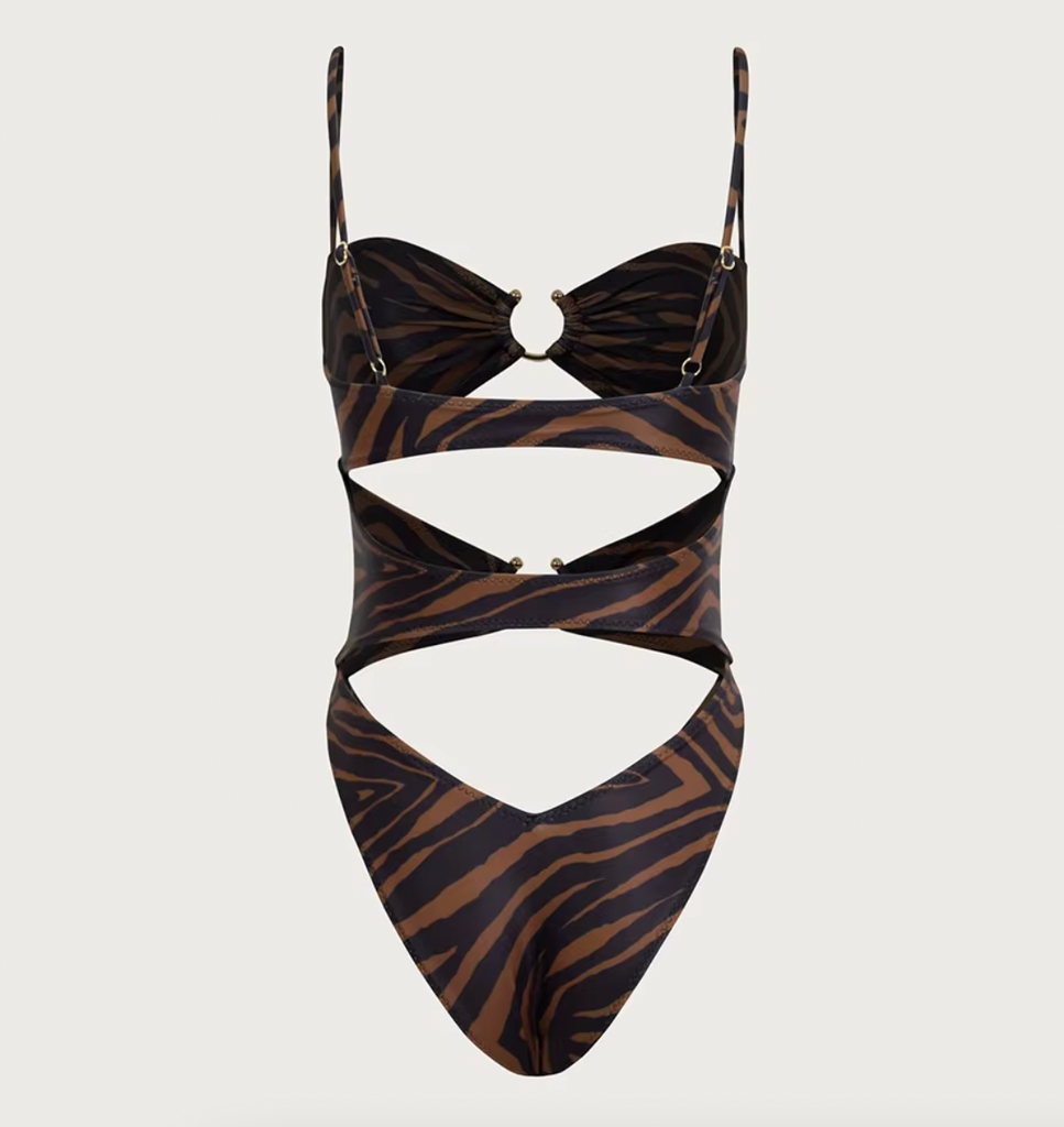 WES ANIMAL PRINT ONE PIECE MONOKINI