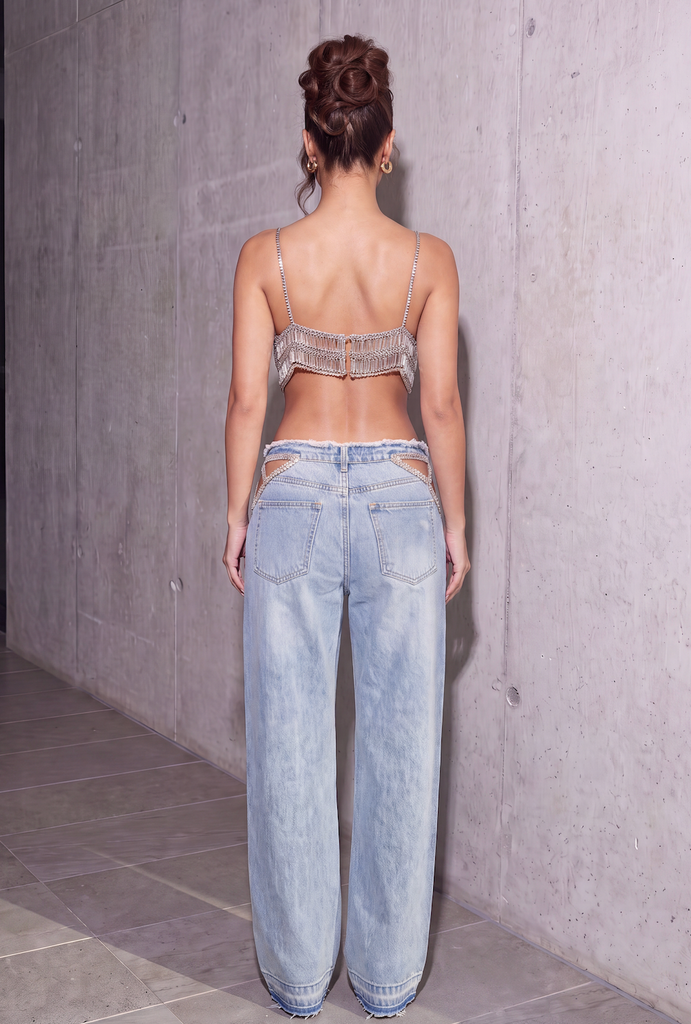 ELECTRA STAR STUDDED JEANS